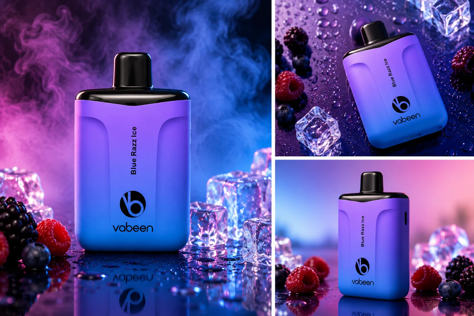 Vabeen Billow 7500 дръпки Blue Razz Ice – компактен еднократен вейп България